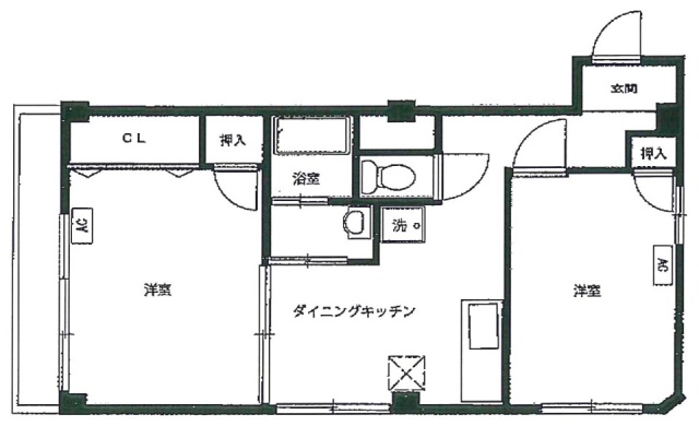 セントラル青山2F 間取り図