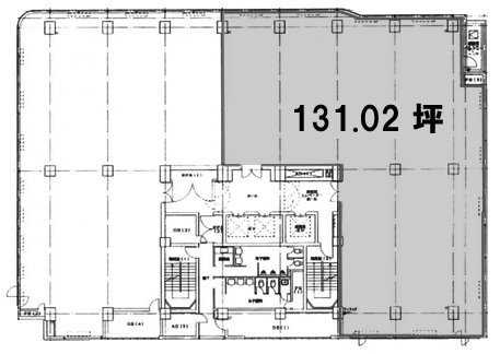 NU関内ビル9F 間取り図