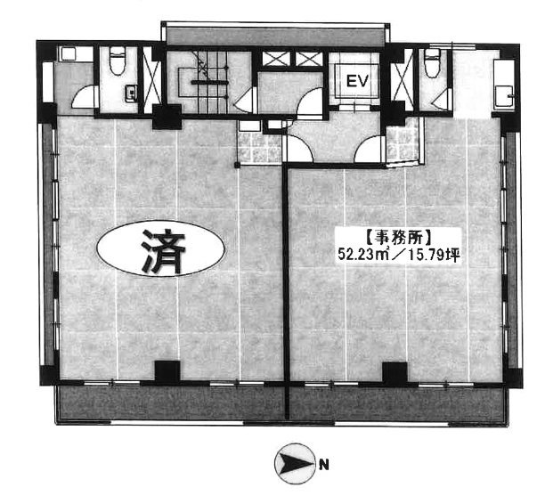 大堀ビル501 間取り図