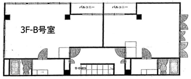 ル・コア原宿B 間取り図