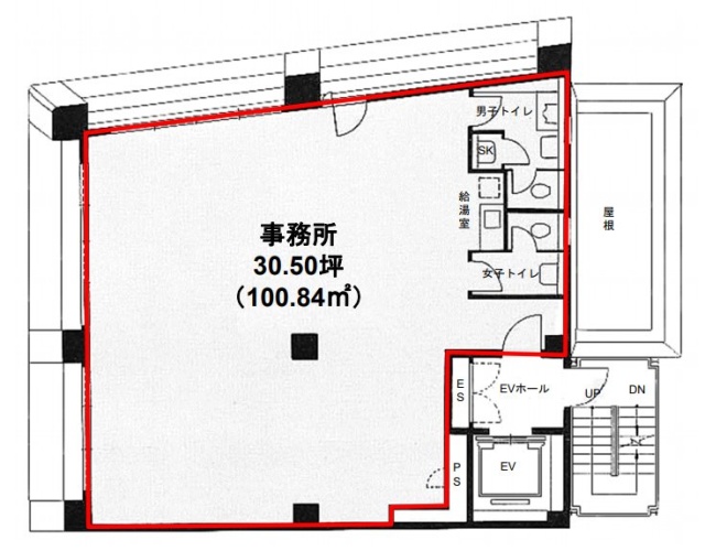 ARZ芝公園ビル5F 間取り図