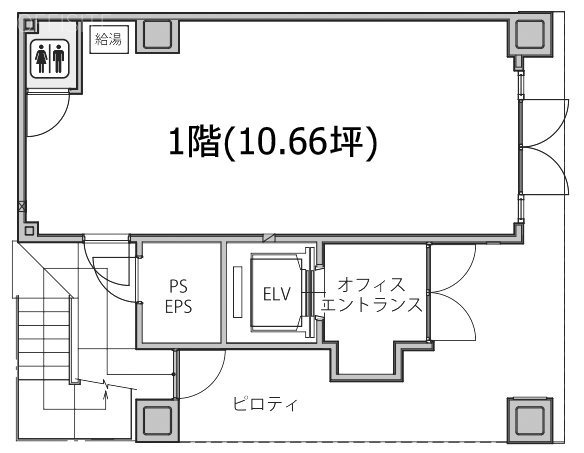 サンブリヂ渋谷1F 間取り図