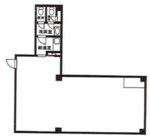 江戸川橋HOビル1F 間取り図