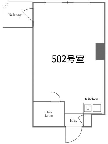 東武ハイライン銀座2丁目502 間取り図