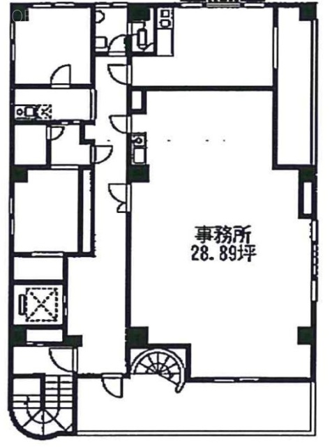 末広ビル5F 間取り図