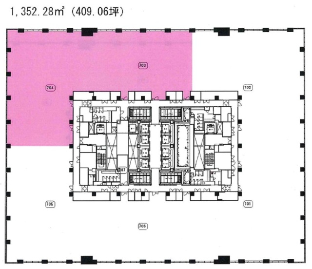 豊洲フォレシア7F 間取り図