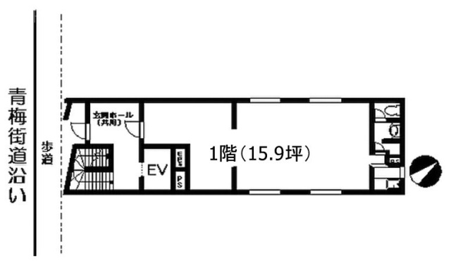 池田園ビル1F 間取り図