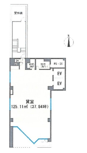 ハイブリッヂ西池袋2F 間取り図