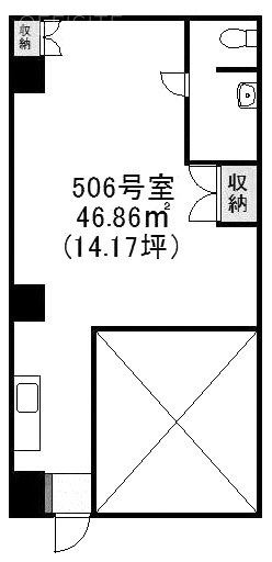 代々木村田マンション506 間取り図