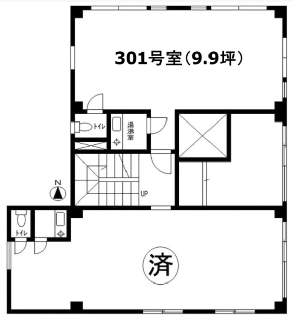 山崎ビル301 間取り図