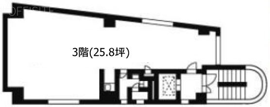 高原ビル3F 間取り図