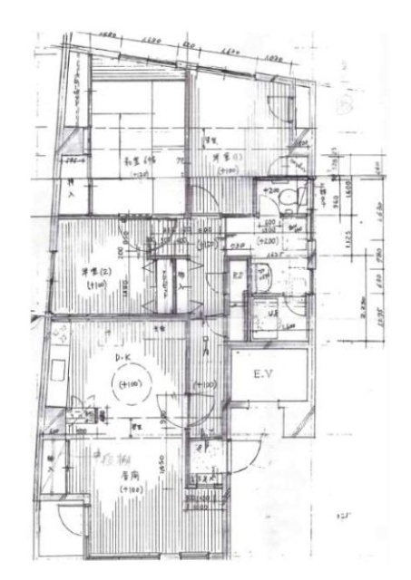 白川ビル8F 間取り図