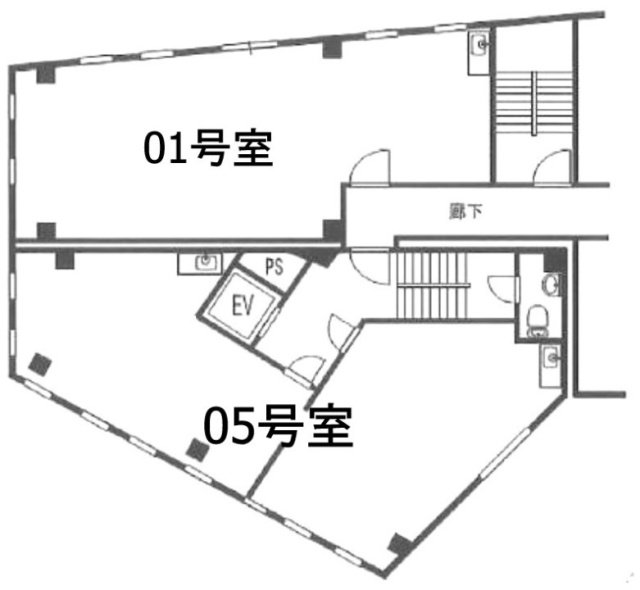 大木戸ビル601 間取り図