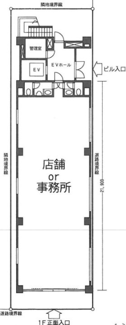 神田平成ビル1F 間取り図