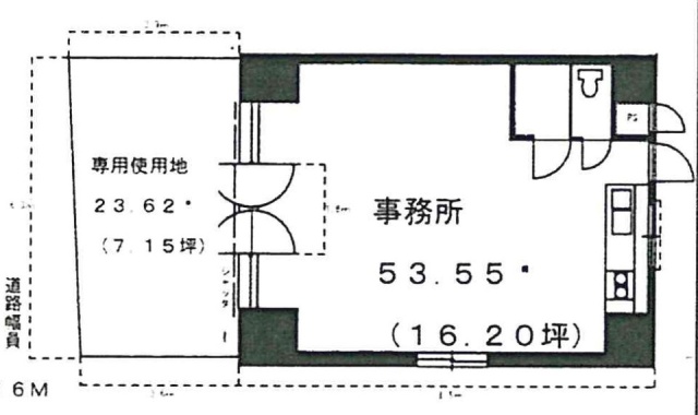 ヴィサージュ三鷹102 間取り図