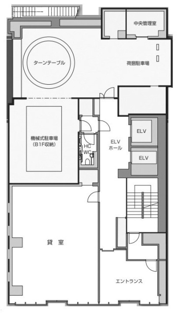 第一中央ビル1F 間取り図