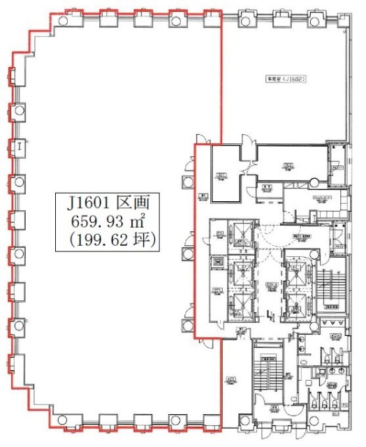 ステージビルディングJ1601 間取り図