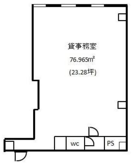 島田ビル2F 間取り図