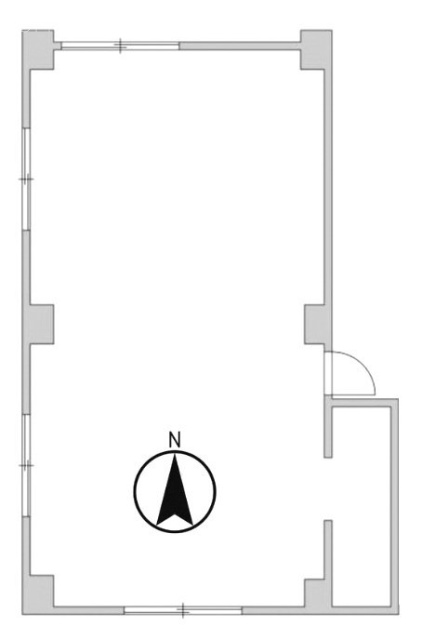 福一ビル203 間取り図