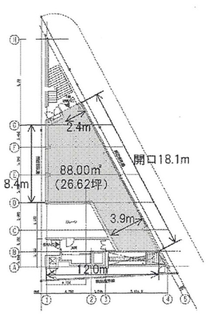 Tri-Angle MINAMIAOYAMA1F 間取り図