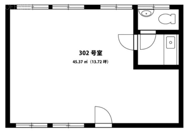 銀座片桐ビルⅤ302 間取り図