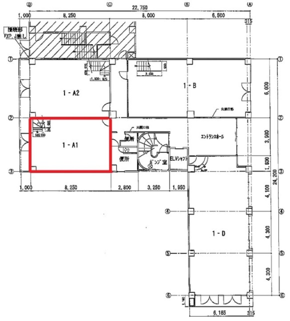 第一白川ビルA-1 間取り図