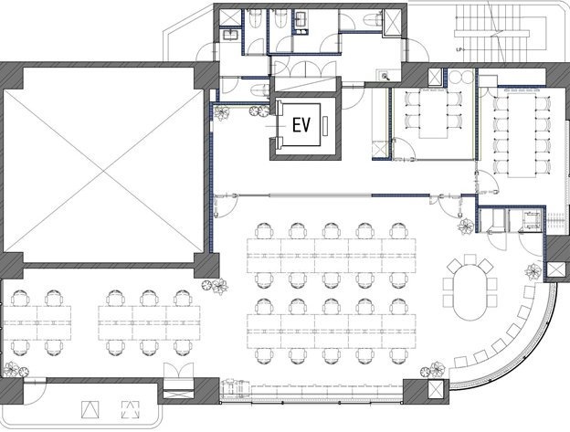 THE CROSS GOTANDA2F 間取り図