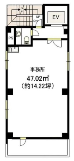 アオキビスポークビル6F 間取り図