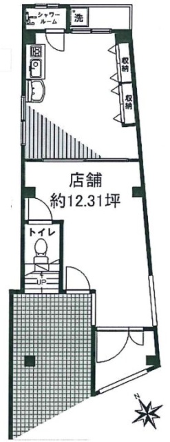 テリアビル1F 間取り図