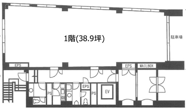 REXビル1F 間取り図