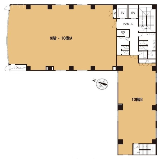 VORT横浜関内ⅢA 間取り図