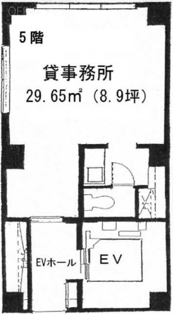 秀研第5ビル5F 間取り図