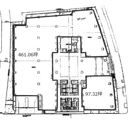 パシフィックマークス新宿パークサイド1F 間取り図