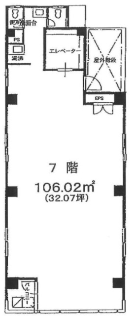 酒井ビル7F 間取り図