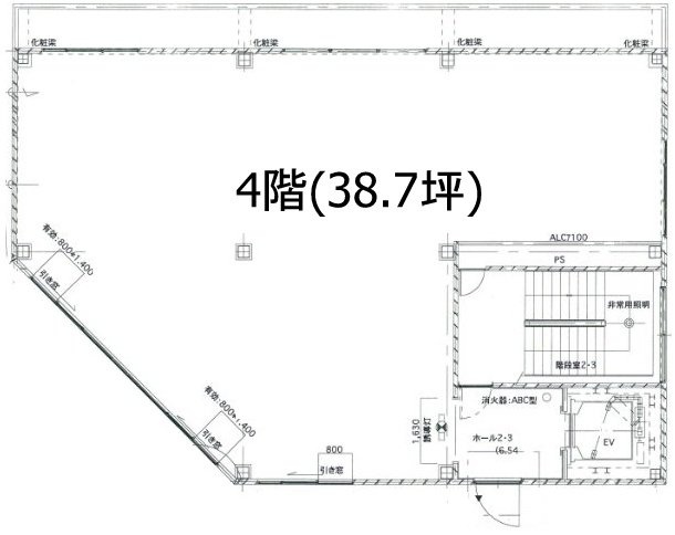 第一フロンティアビル4F 間取り図