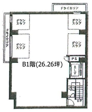 萩原ビル第7B1F 間取り図