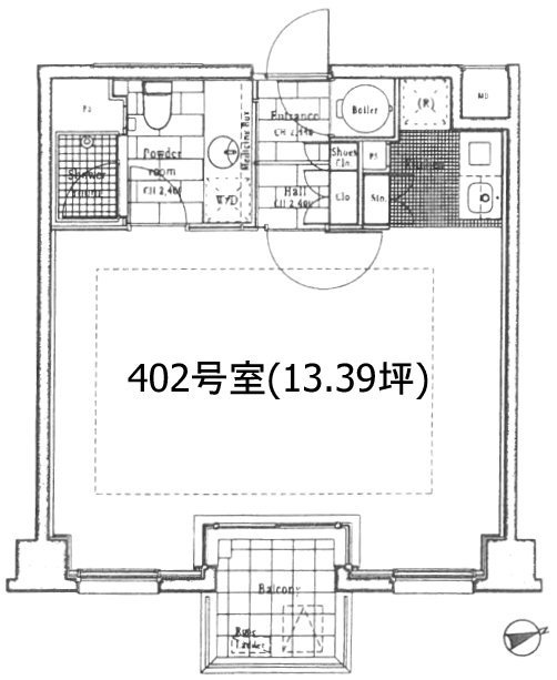 IL CENTRO CERENO402 間取り図