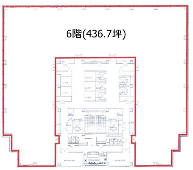 アルカウエスト6F 間取り図