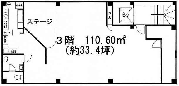 第9大澤ビル3F 間取り図