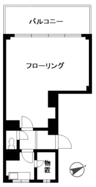 ニュー常磐松マンション803 間取り図