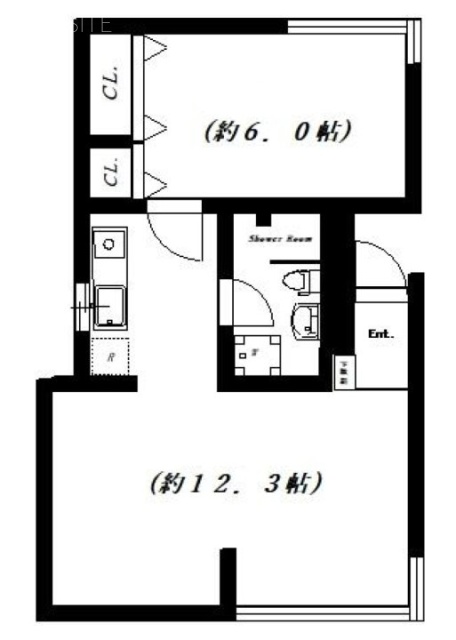ビラ・ダテ202 間取り図