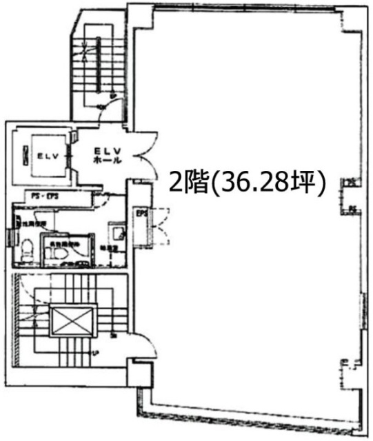 四谷三和ビル2F 間取り図