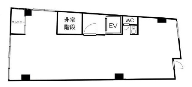 四谷テアールビル3F 間取り図