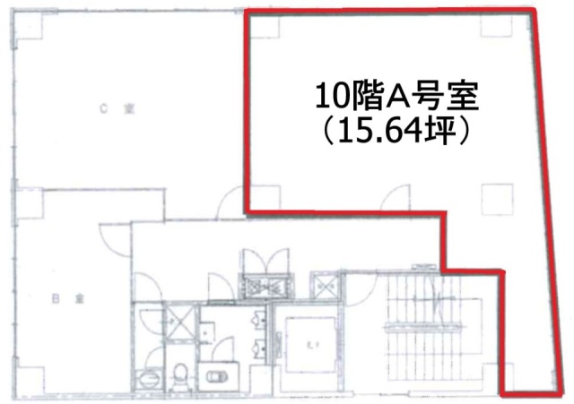 品川ステーションビルA 間取り図