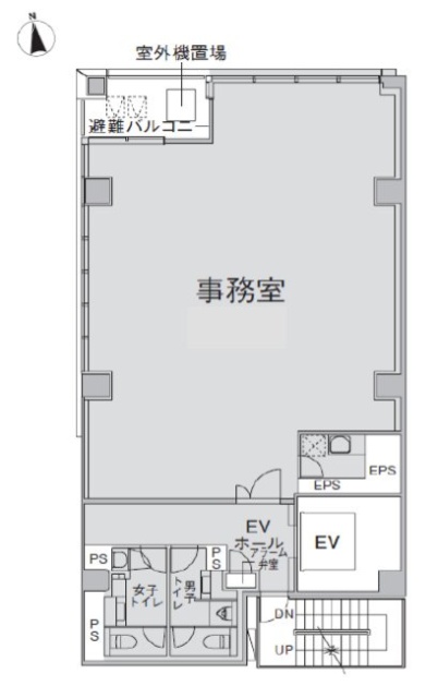 クロスシー新宿御苑前ビル11F 間取り図