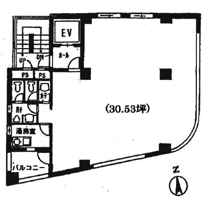 ケーワイビル3F 間取り図