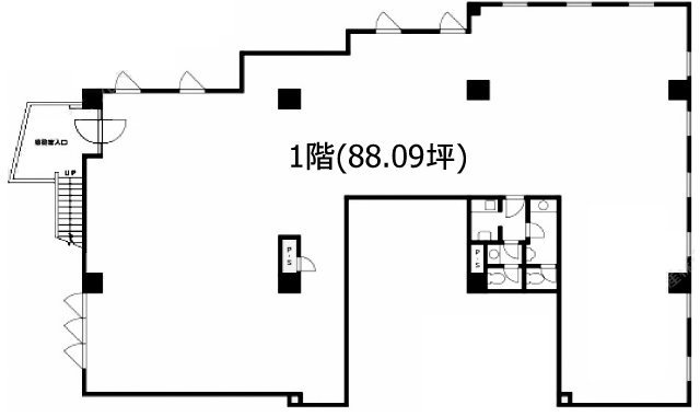 南青山コートヒルズ1F 間取り図