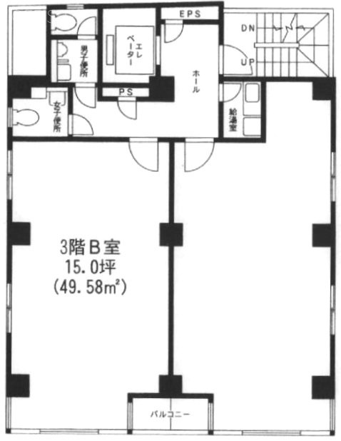 藤森ビルB 間取り図