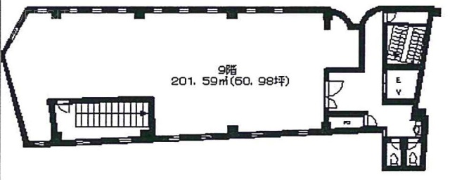 昼間ビル9F 間取り図