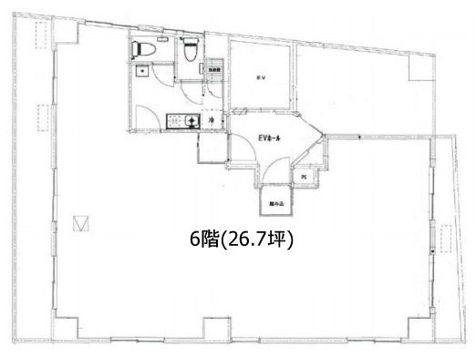 GCTビル6F 間取り図